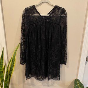 Xhilaration Lacy Black Dress